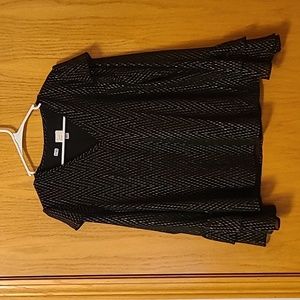 A New Day Black And Gold Blouse